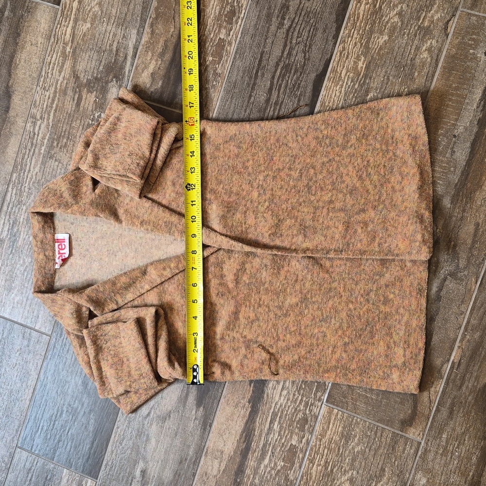 XS/S Vtg Jerell of Texas Lightweight Terry Cloth Space Dye Midi Dress & Jacket - Picture 12 of 13